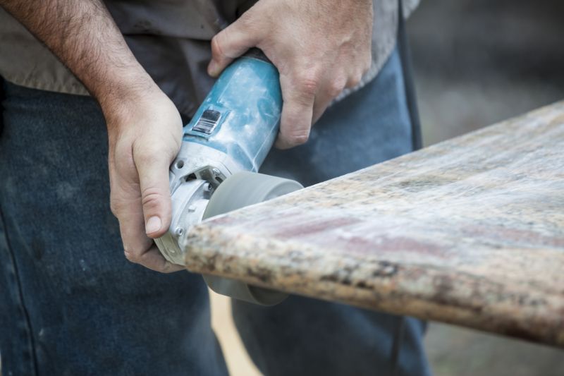 Close-up of Granite Edges